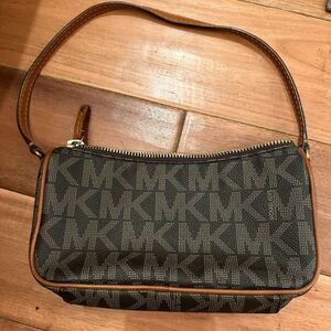 michael kors logo bag brown